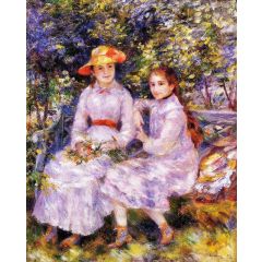 The Daughters of Paul Durand-Ruel, also known as Marie-Theresa and Jeanne Painting Reproduction