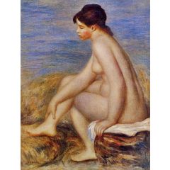Seated Bather Painting Reproduction