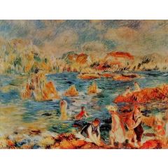 The Beach at Guernsey Painting Reproduction