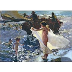Bathing Time Painting Reproduction