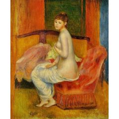 Seated Nude, also known as At East Painting Reproduction