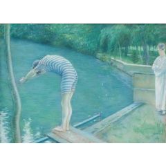 Le Nageur Painting Reproduction