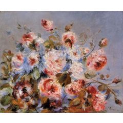 Roses from Wargemont Painting Reproduction
