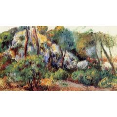 Purple Landscape Painting Reproduction
