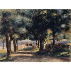 Pine Wood on the Cote d’Azur Painting Reproduction