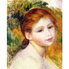 Head of a Woman Painting Reproduction