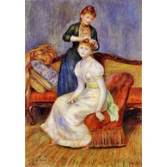The Coiffure Painting Reproduction