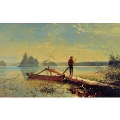 An Adirondack Lake Painting Reproduction