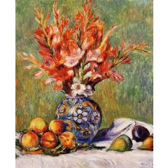 Flowers and Fruit Painting Reproduction