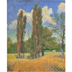 Poplars Painting Reproduction