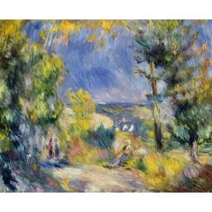 View Close to Antibes Painting Reproduction