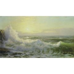 Sunlit Waves Painting Reproduction