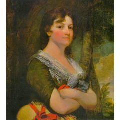 Mrs. Thomas B. Law, Elizabeth Parke Custis Painting Reproduction