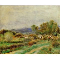 View of La Sayne Painting Reproduction
