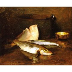 Still Life with Fish Painting Reproduction