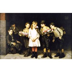 Street Gallantry Painting Reproduction