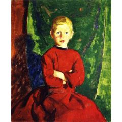 Thomas in His Red Coat Painting Reproduction