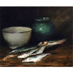 A Small Pile of Fish Painting Reproduction
