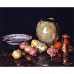 Just Onions, also known as Still LIfe, Onions; Onions Painting Reproduction