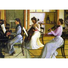 The Trio, Tokyo, Japan Painting Reproduction