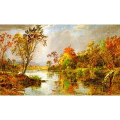 An Autumn Morning Painting Reproduction