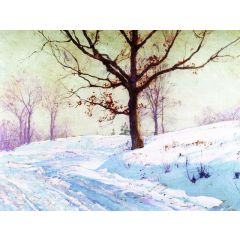 Lingering Leaves Painting Reproduction