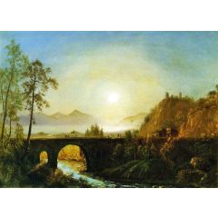 Landscape with Figures and Boat Painting Reproduction