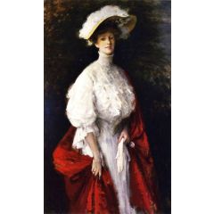 Miss Frances V. Earle, also known as Miss Earle, of Philadelphia Painting Reproduction