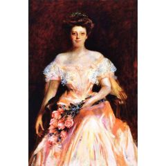 Portrait of a Woman, also known as Miss Dickerman Painting Reproduction