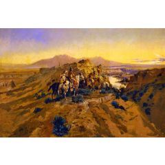 Planning the Attack Painting Reproduction