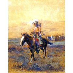 Cavalry Mounts for the Brave Painting Reproduction