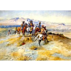 The Coming of the White Man Painting Reproduction