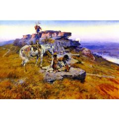 Her Heart Is on the Ground Painting Reproduction