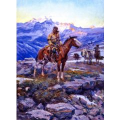 Free Trappers Painting Reproduction