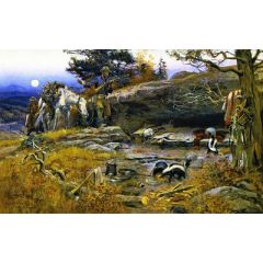 Man’s Weapons Are Useless When Nature Goes Armed Painting Reproduction