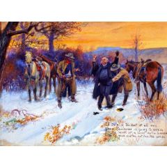 Fleecing the Priest Painting Reproduction