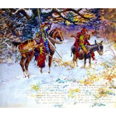 Fool and the Knight Painting Reproduction