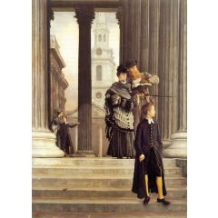 London Visitors Painting Reproduction