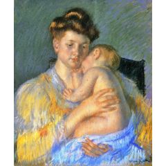 Baby John Asleep, Sucking His Thumb Painting Reproduction