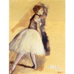 Dancer Standing, study Painting Reproduction