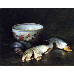Still Life with Fish Painting Reproduction