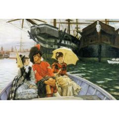 Portsmouth Dockyard, also known as How Happy I Could be with Either Painting Reproduction