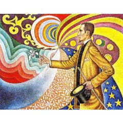 Portrait of Felix Feneon, Opus 217 Painting Reproduction