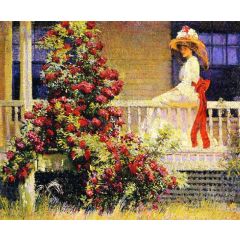 The Crimson Rambler Painting Reproduction