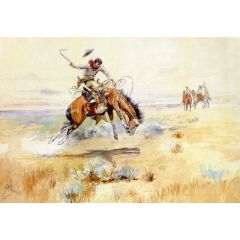 The Bronco Buster Painting Reproduction