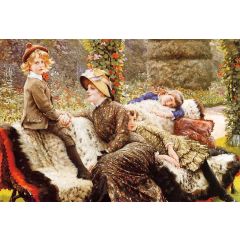 The Garden Bench Painting Reproduction