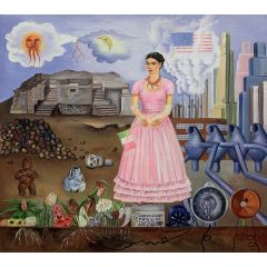 Self-portrait on the Borderline between Mexico and the United States
