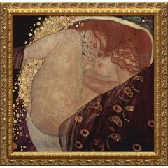 Danae (1908) by Gustav Klimt, Framed Painting Reproduction