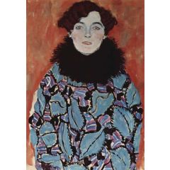Portrait of Johanna Staude, 1917-1918 Painting Reproduction