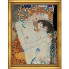 Three Ages of Woman (Mother and Child) by Gustav Klimt, Framed Painting Reproduction